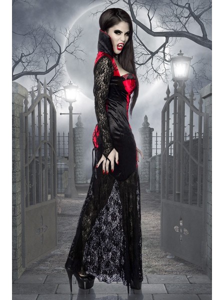 Sexy costume da vampiro nero e rosso ALTRI BRAND in vendita su Tangamania Online
