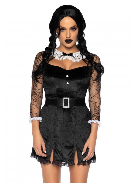 Costume Halloween 2 pezzi Wednesday Hottie Leg Avenue in vendita su Tangamania Online