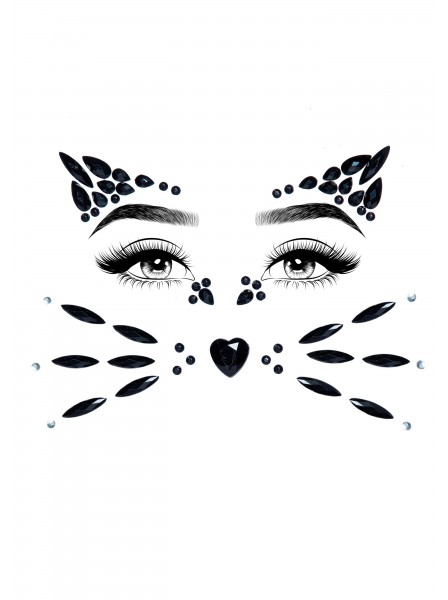 Animal Face gioiello adesivo per il viso Leg Avenue in vendita su Tangamania Online