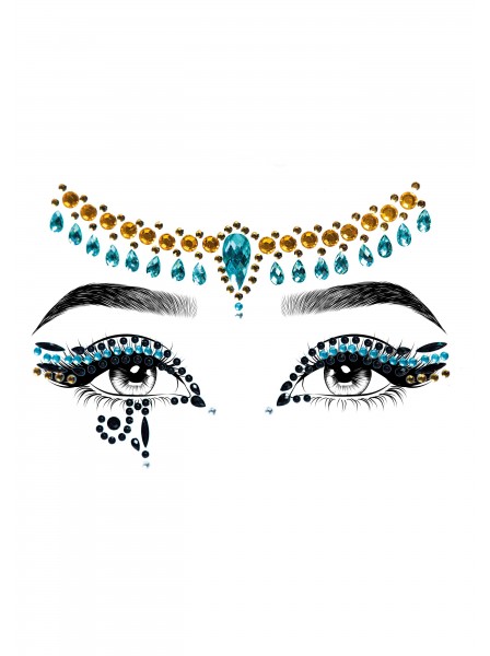 Cleopatra Face gioiello adesivo per il viso Leg Avenue in vendita su Tangamania Online