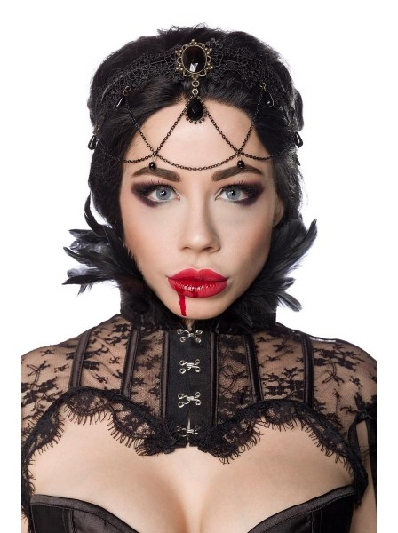 Vampire Queen costume Halloween con accessori Mask Paradise in vendita su Tangamania Online