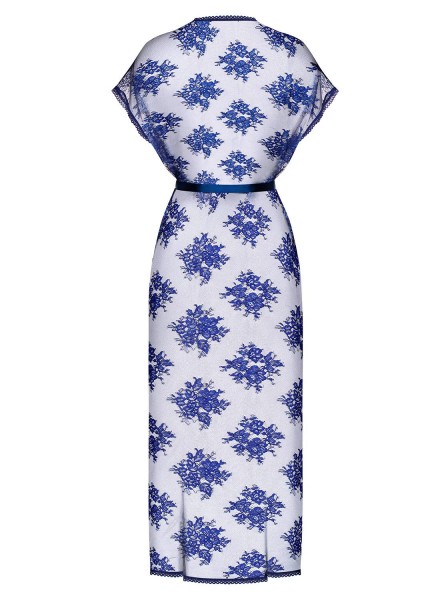 Flowlace vestaglia e perizoma in pizzo blu Obsessive Lingerie in vendita su Tangamania Online