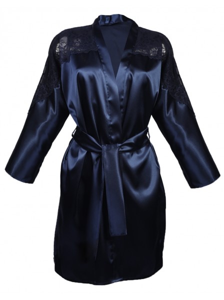 Alexandra Elegante vestaglia colore Blu Navy  DKaren in vendita su Tangamania Online