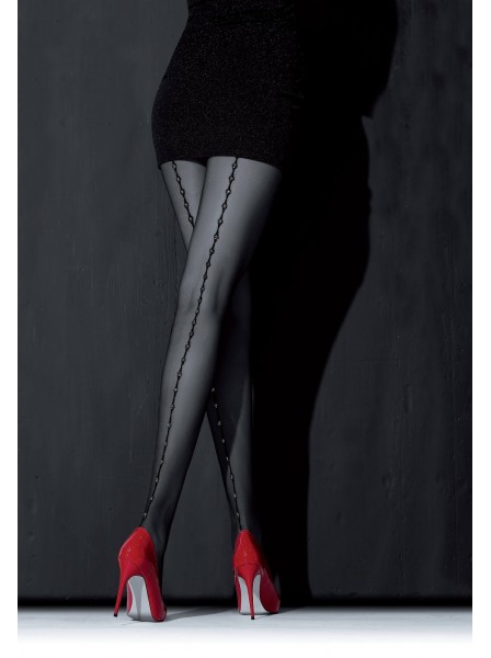 Loreley Collant moda con cucitura in lurex NOQ Calze e Collant in vendita su Tangamania Online