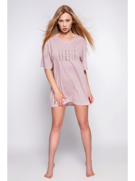 Camicia da notte 100% cotone modello Nessa  Sensis in vendita su Tangamania Online