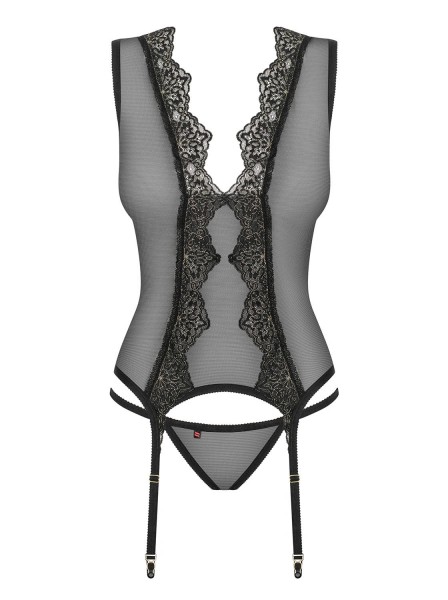 Meshlove corsetto e perizoma Obsessive Lingerie in vendita su Tangamania Online