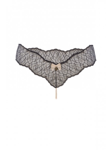 Sydney Single pearl thong black Bracli in vendita su Tangamania Online