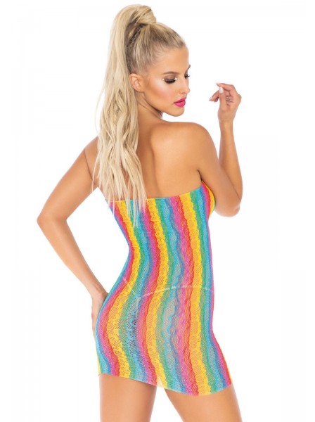 Sexy abitino arcobaleno animalier Leg Avenue in vendita su Tangamania Online