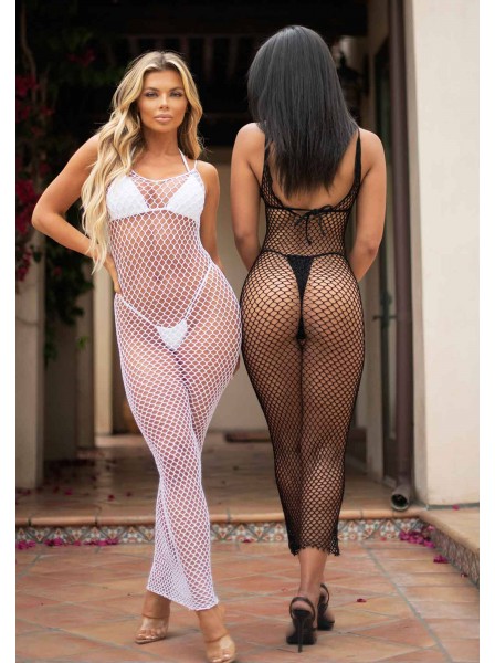 Sexy Abito lungo a rete in due colori Leg Avenue in vendita su Tangamania Online