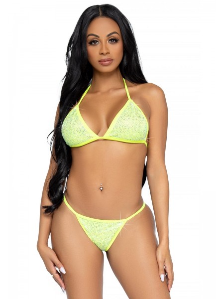 Sexy bikini con strass in 4 colori Leg Avenue in vendita su Tangamania Online