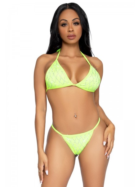 Brillante e super Sexy Bikini mare in 2 colori Leg Avenue in vendita su Tangamania Online
