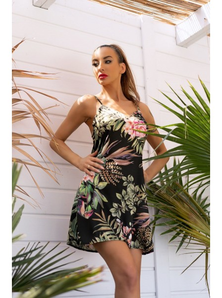 Sexy chemise e perizoma a tema giungla Pamenna Livia Corsetti in vendita su Tangamania Online