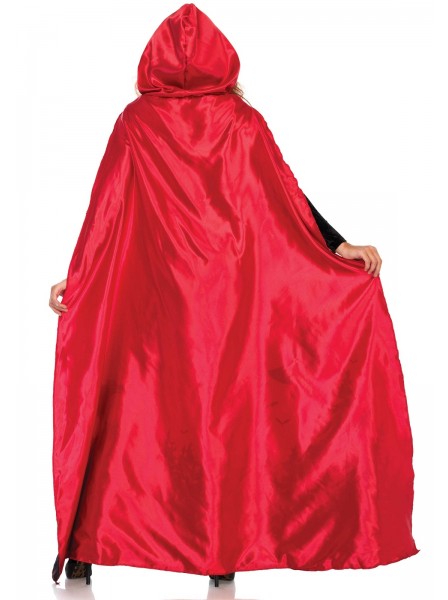 Mantello Rosso in raso a tema halloween Leg Avenue in vendita su Tangamania Online