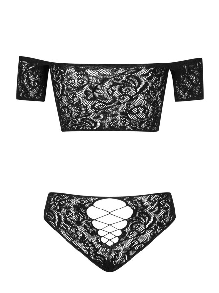 Sexy completino elasticizzato in tessuto stretch Inessita Obsessive Lingerie in vendita su Tangamania Online
