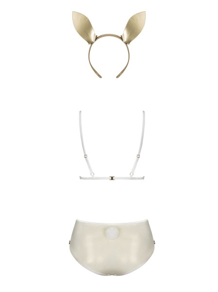 Sexy costume coniglietta Neo Goldes completo di accessori Obsessive Lingerie in vendita su Tangamania Online