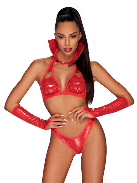 Vampiness sexy costume da rosso da vampiretta Obsessive Lingerie in vendita su Tangamania Online