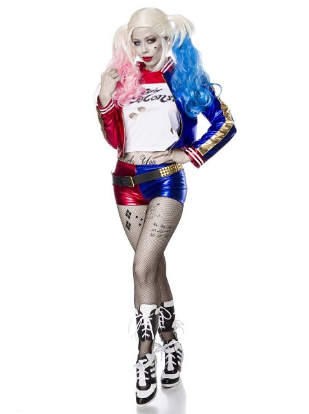 Costume da Harley Quinn, fidanzata di Joker Mask Paradise in vendita su Tangamania Online