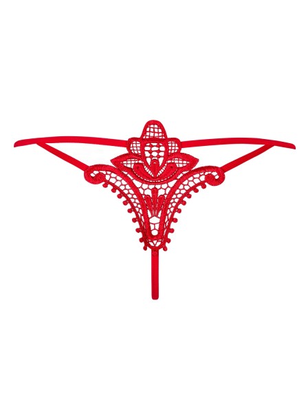 Sexy perizoma Luiza in rosso Obsessive Lingerie in vendita su Tangamania Online
