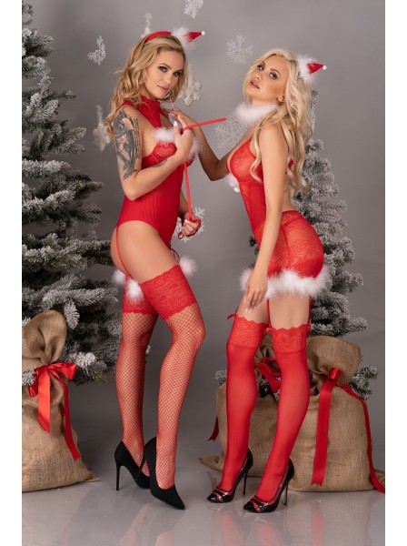 Sexy completino per Natale compreso di calze Niphrea Livia Corsetti in vendita su Tangamania Online
