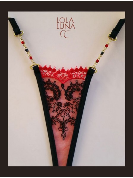 Sexy Micro string con luminosi bijoux modello Victoria Lola Luna in vendita su Tangamania Online