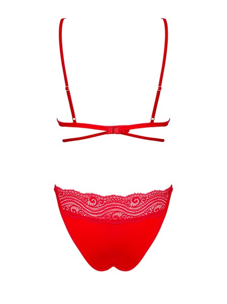Diyosa sexy completino intimo donna in rosso Obsessive Lingerie in vendita su Tangamania Online