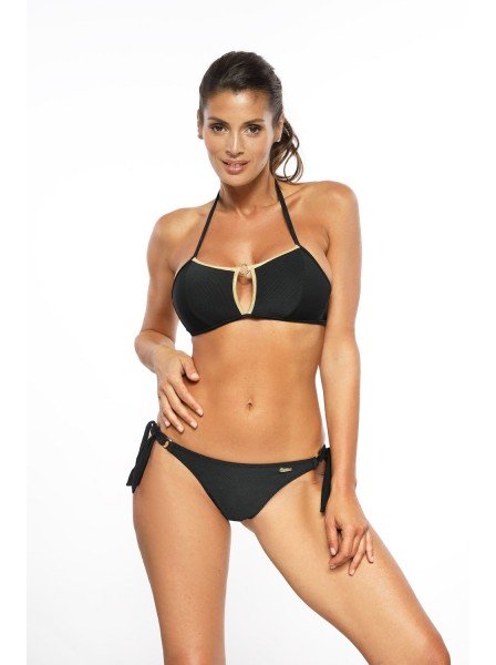 Sexy bikini a fascia e brasiliana con laccetti in tessuto di alta qualità Marko in vendita su Tangamania Online