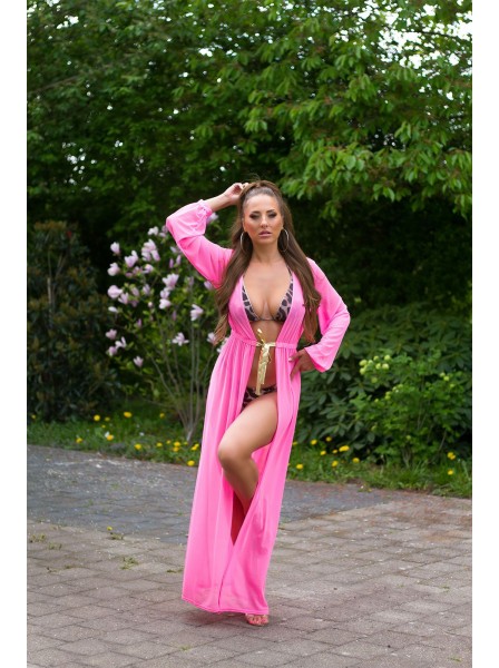 Copricostume kimono tulle trasparente in 4 colorazioni Moda Mare Sexy in vendita su Tangamania Online