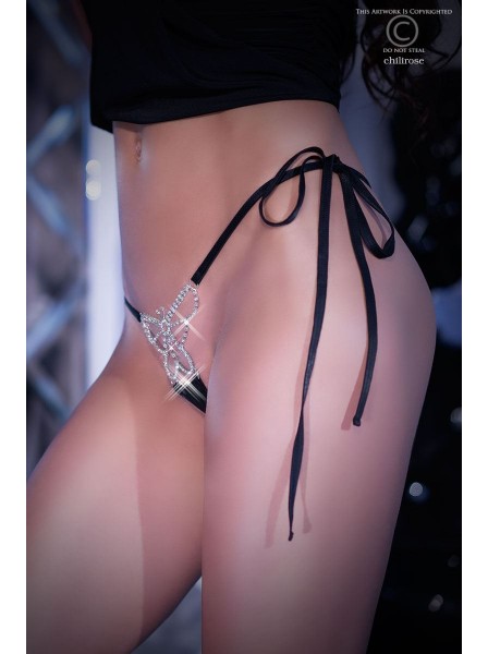 Sexy perizoma bijoux a farfalla con laccetti Chilirose in vendita su Tangamania Online