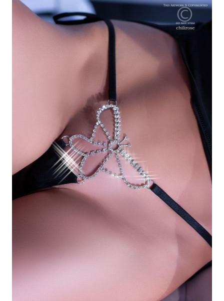 Sexy perizoma bijoux a farfalla con laccetti Chilirose in vendita su Tangamania Online