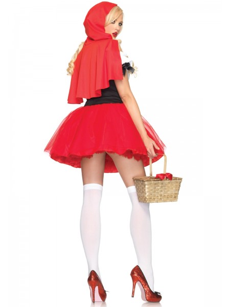 Travestimento con abito da Cappuccetto Rosso Leg Avenue in vendita su Tangamania Online