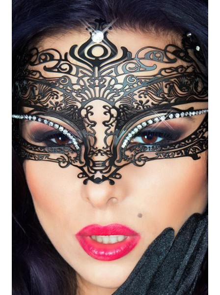 Maschera chic in filigrana di metallo con strass Chilirose in vendita su Tangamania Online