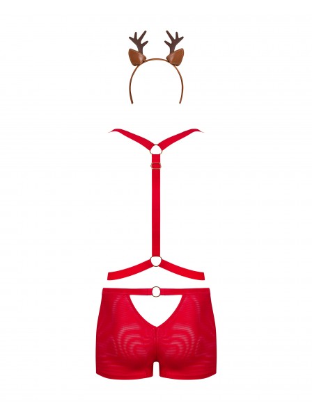 Completo maschile natalizio Mr. Reindy in tre pezzi Obsessive Lingerie in vendita su Tangamania Online