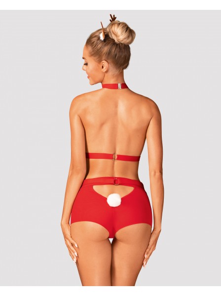 Sexy set natalizio Ms Reindy con imbracatura Obsessive Lingerie in vendita su Tangamania Online