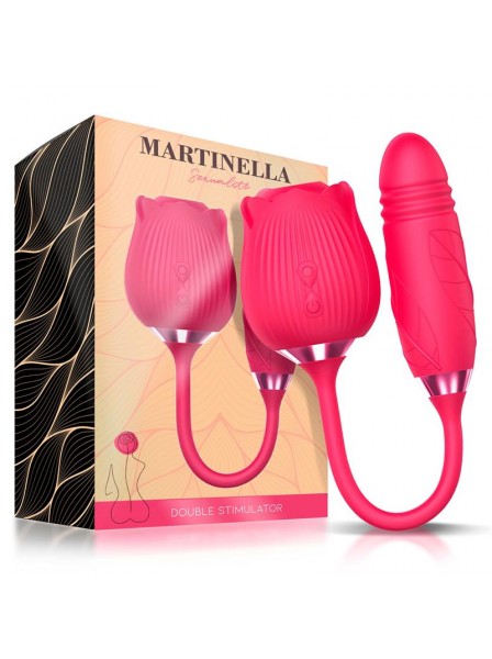 Stimolatore Martinella con aspirazione, vibrazione e spinta Martinella in vendita su Tangamania Online