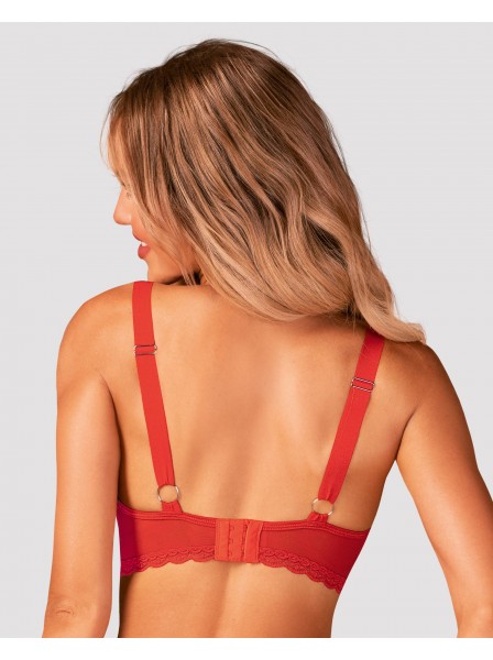 Sexy reggiseno rosso con ferretto modello Belovya Obsessive Lingerie in vendita su Tangamania Online