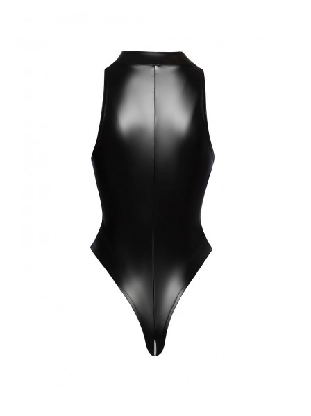 Body effetto bagnato nero con zip Noir Handmade in vendita su Tangamania Online