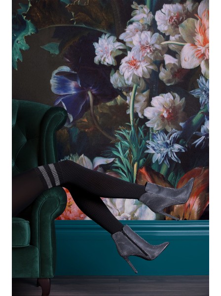 Collant con design effetto parigine e lurex Kate Gabriella in vendita su Tangamania Online