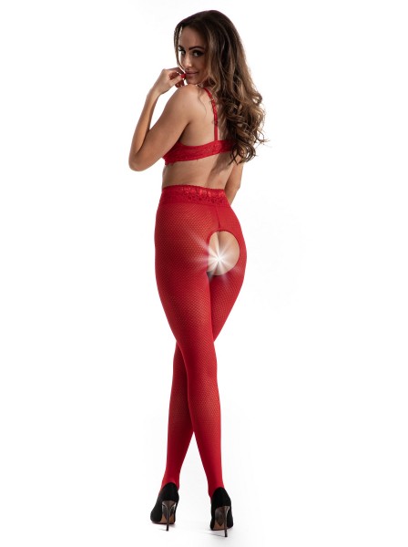 Sensuali collant aperti Nymph Red 30 denari Amour Sexy Collant in vendita su Tangamania Online