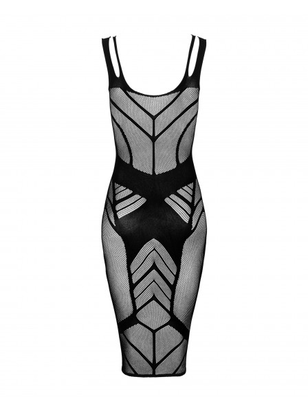 Abito nero in rete elasticizzata D609 Obsessive Lingerie in vendita su Tangamania Online