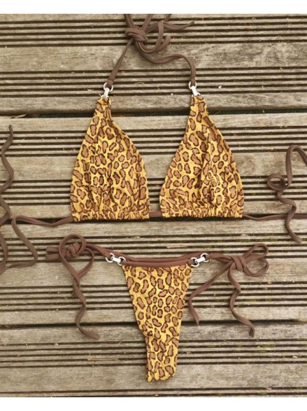 Bikini in lycra Imany String in stampa leopardata Lola Luna in vendita su Tangamania Online