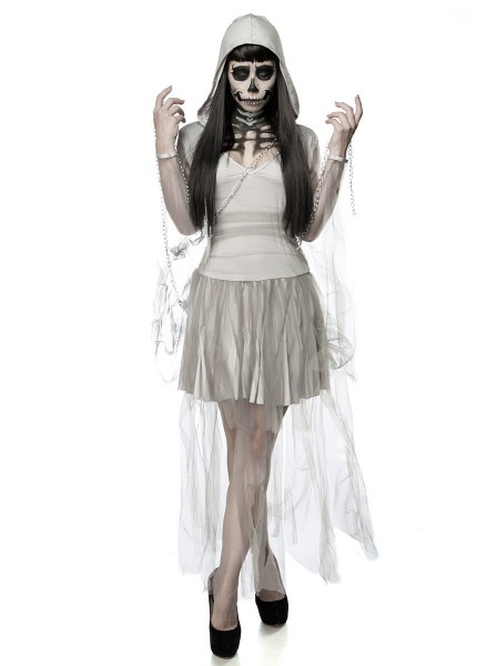 Halloween: costume da scheletro fantasma Mask Paradise in vendita su Tangamania Online