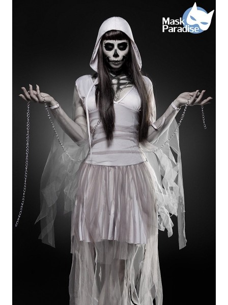Halloween: costume da scheletro fantasma Mask Paradise in vendita su Tangamania Online