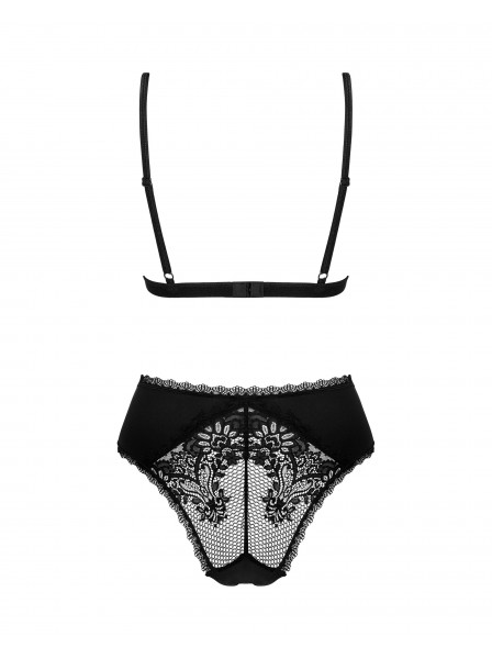 Sensuale body nero Maderris con gioiello Obsessive Lingerie in vendita su Tangamania Online
