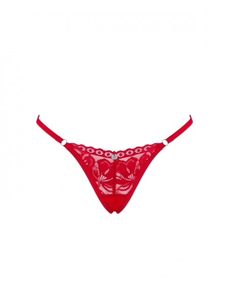Perizoma rosso sensuale Lacelove Obsessive Lingerie in vendita su Tangamania Online