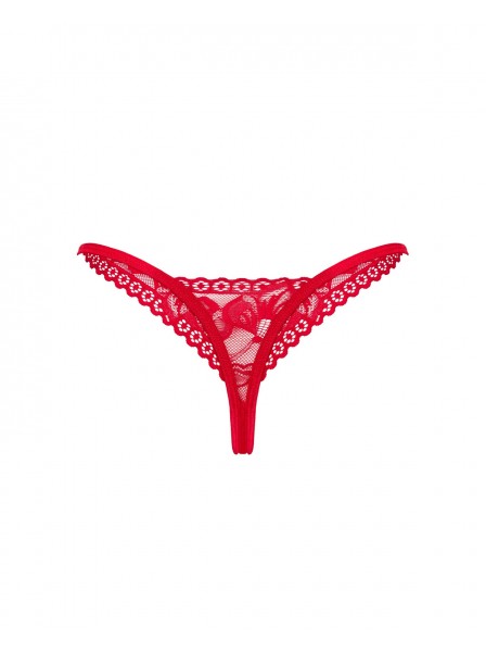 Perizoma rosso sensuale Lacelove Obsessive Lingerie in vendita su Tangamania Online
