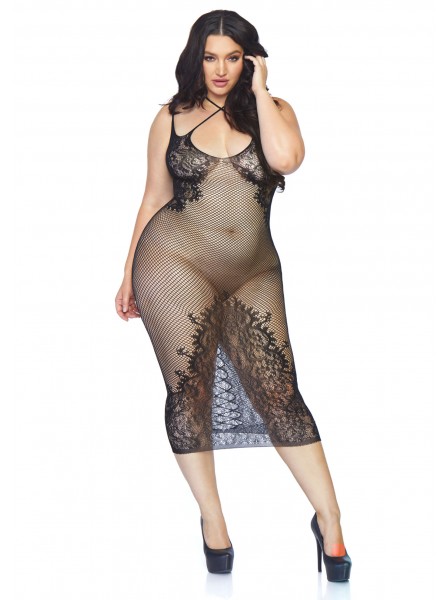 Sensuale vestito curvy a rete Leg Avenue in vendita su Tangamania Online