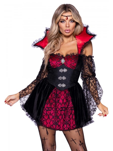 Elegante outfit da vampira per Halloween Leg Avenue in vendita su Tangamania Online