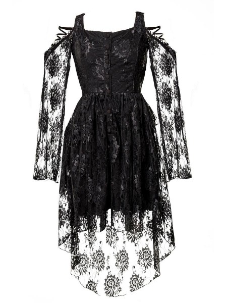 Elegante abito nero in stile gotico per Halloween Ocultica in vendita su Tangamania Online