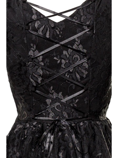 Elegante abito nero in stile gotico per Halloween Ocultica in vendita su Tangamania Online