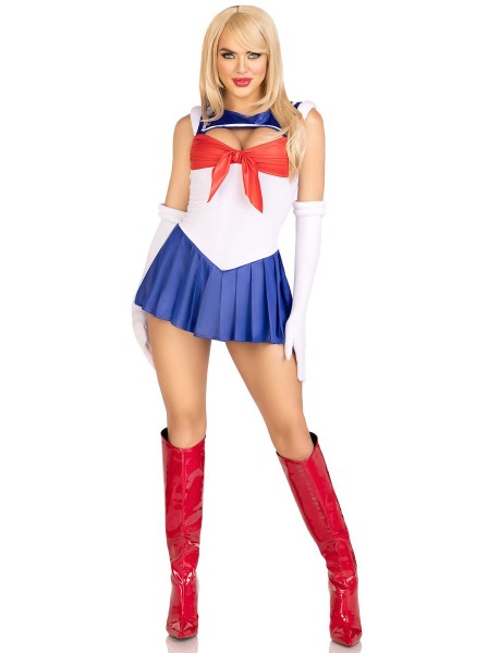 Provocante outfit da guerriera sailor per Halloween Leg Avenue in vendita su Tangamania Online